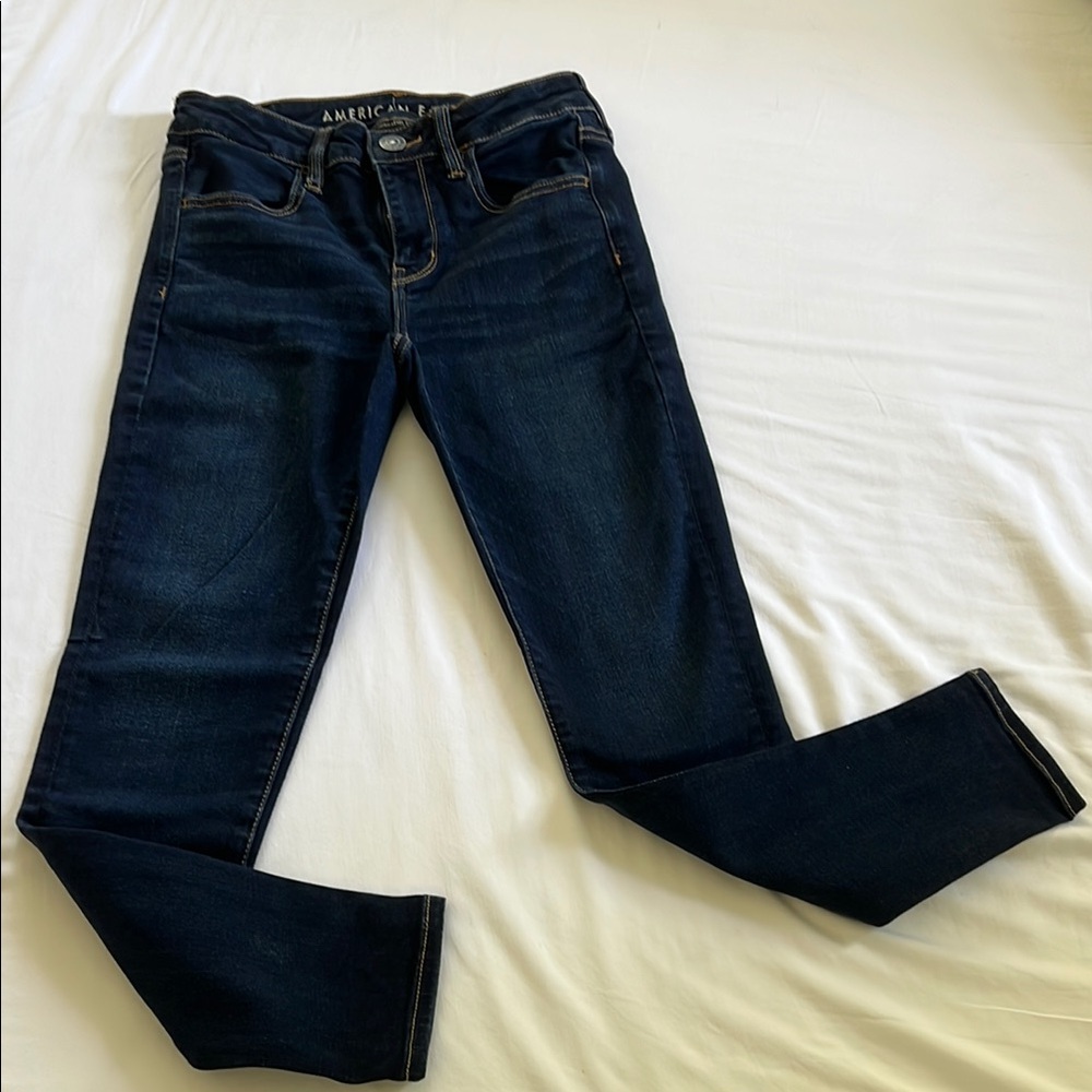 American Eagle Outfitters Skinny Blue Jeans Sleek Fit